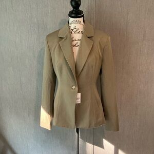 Boohoo Khaki Blazer